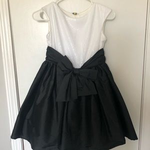 Pippa and Julie Sequins Black and White Dress